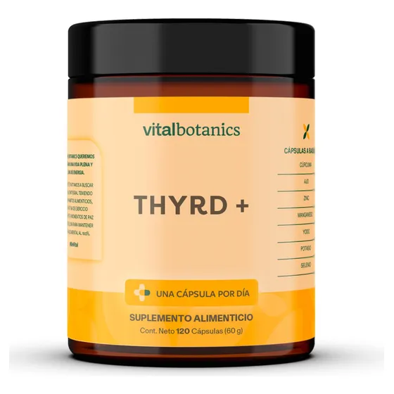 Vitalbotanics Suplemento Ginseng Yodo, Zinc, Selenio 120 Cap