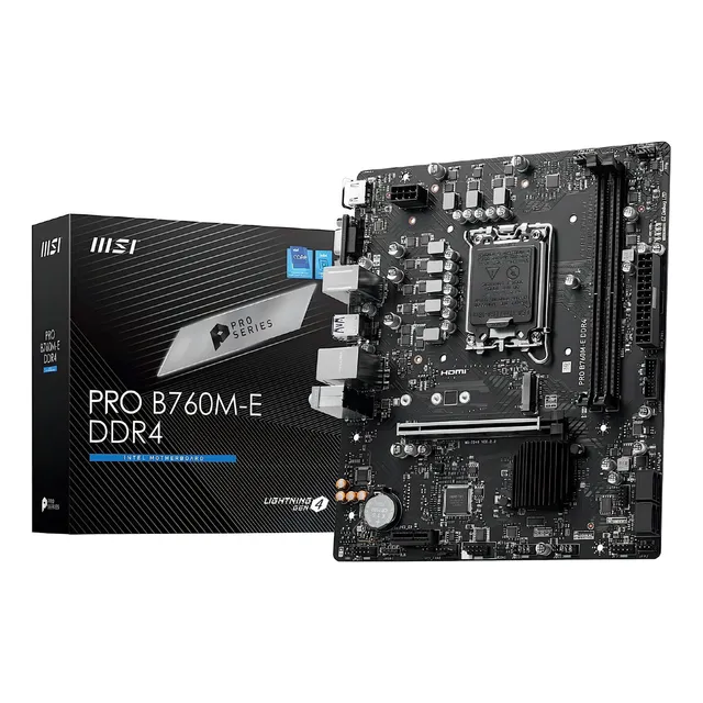 MOTHER MSI PRO B760M-E DDR4 1700