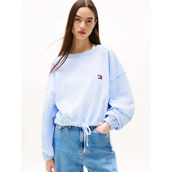 Sudadera Azul De Corte Holgado De Mujer Tommy Jeans