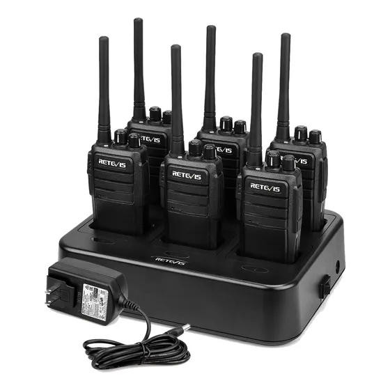 Walkie Talkies Retevis Rt21 Bidireccionales Recargables 6 Ví Color Bandas De Frecuencia