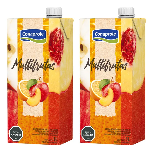 Jugo Multifrutas Conaprole 1 L X 2 Un