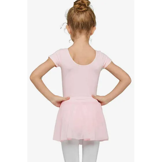 Malla, Leotard, Falda, Medias Ballet Rosado Importado Nuevo