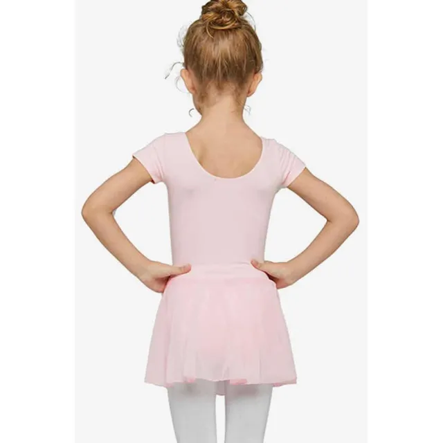 Malla, Leotard, Falda, Medias Ballet Rosado Importado Nuevo