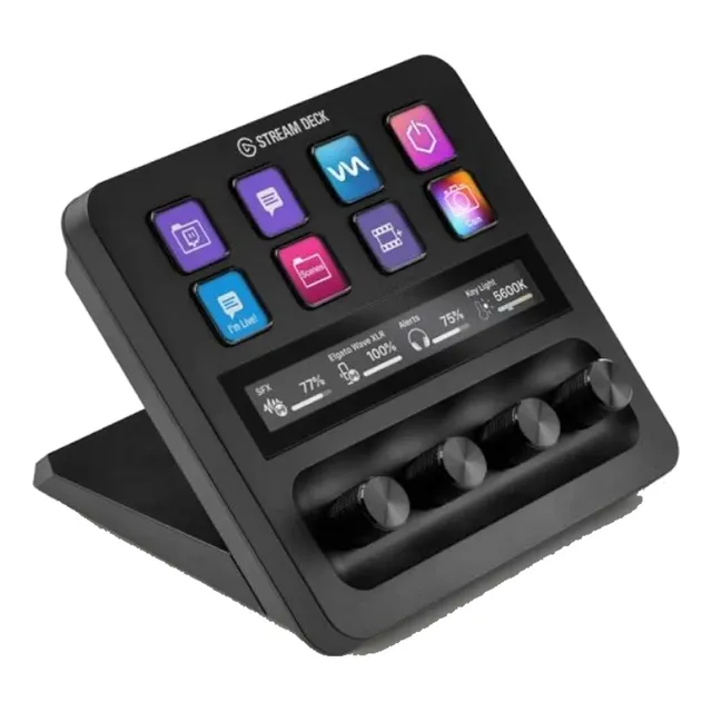 Stream Deck + Controlador De Estudio Elgato Negro Streaming