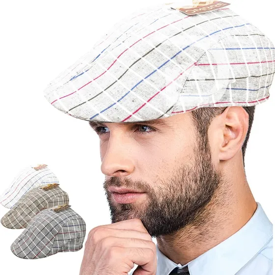 Boina Gatsby Gorro Ingles Peaky Blinders Gorra Plana Unisex