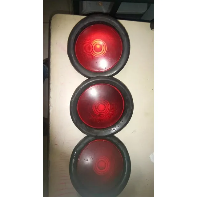Stop Redondo Para Empotrar 4  Camiones Gruas Bateas Taras