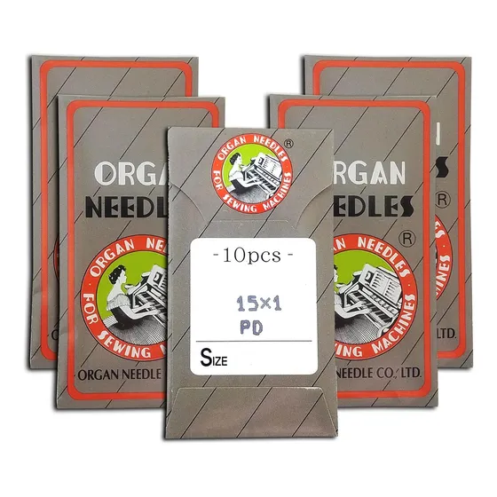 Aguja Para Maquina Coser Organ Hax Titanio Casa Vario