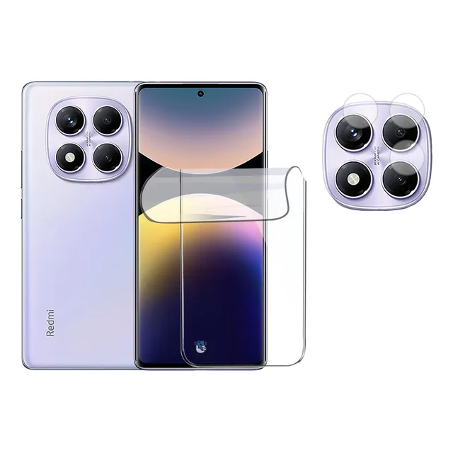 Lamina Hidrogel Hd Para Xiaomi Redmi Note 14 Pro + Cámara