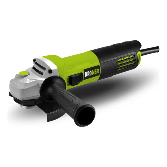 Amoladora Angular Kroner 115mm Profesional 900w Premium Color Verde Frecuencia 50