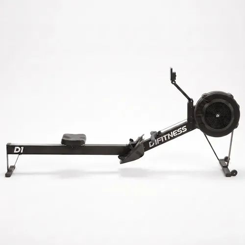 Máquina de remo preta Concept2 Model D Rowerg Crossfit Pm5