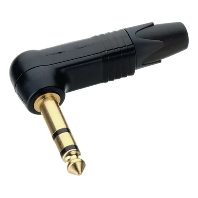 Conector Plug 6.3mm Trs Angulado Neutrik Np3rx-b