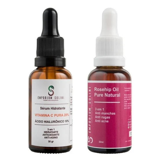 Sérum Vitamina C 20% + 1 Oleo De Rosa Mosqueta