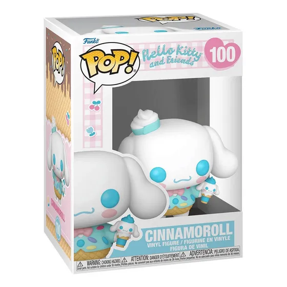 Cinnamoroll Ice Cream #100 Hello Kitty & Friends Funko Pop