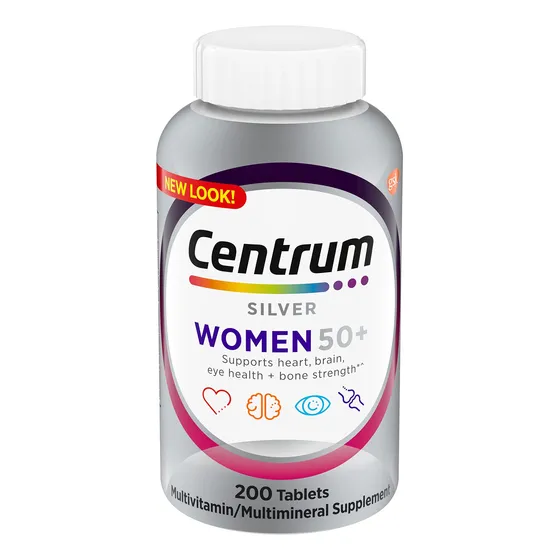 Centrum Silver Multivitamínico Para Mujer 50+ 200 Original