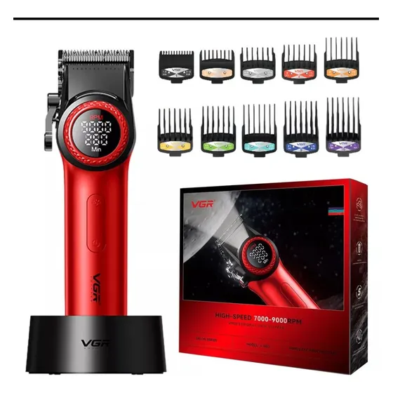 Máquina De Afeitar Vgr V-001 Profesional 9000rpm Barbería