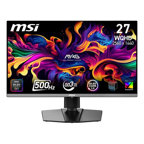 Monitor Gamer Msi Mag 272up 27 Oled 4k 240hz Metallic Black