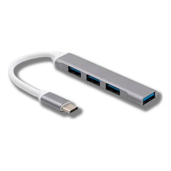 Adaptador hub tipo c 4 em 1 usb 3.0 usb c 5 gbps type c Shinka