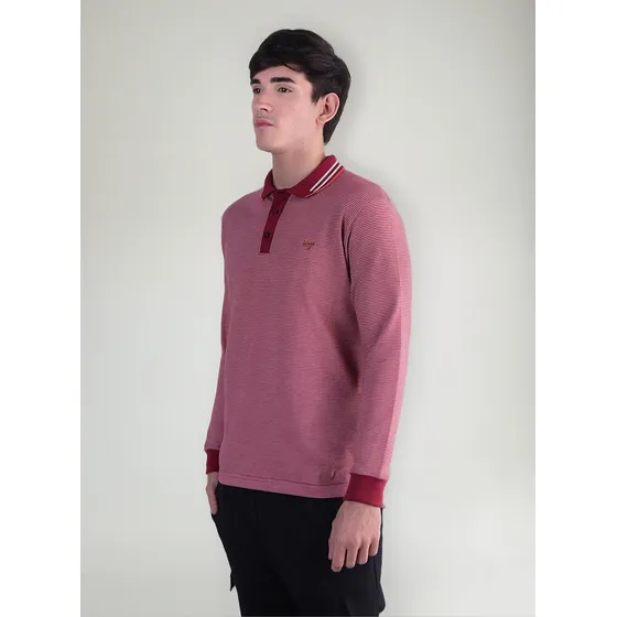 Chomba Howard Manga Larga Cuello Polo Hombre