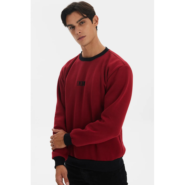 Moletom Gola Careca Casual Polo Wear Vermelho Médio G Vermelho Médio Moletom Gola Careca Casual Polo Wear Vermelho Médio G Vermelho Médio