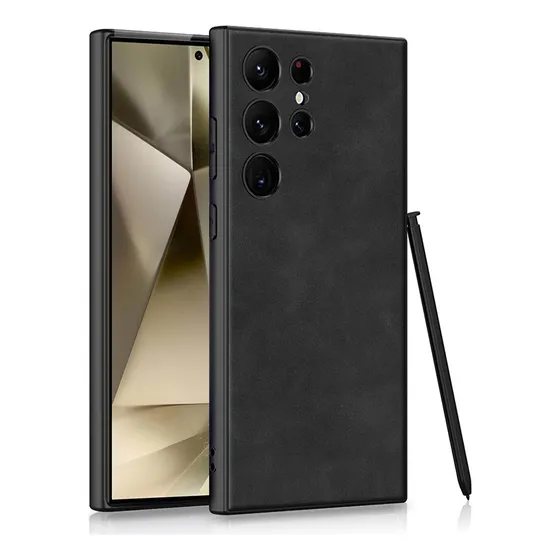 Funda Piel Con Cámara Protección Para Samsung S24 24ultra