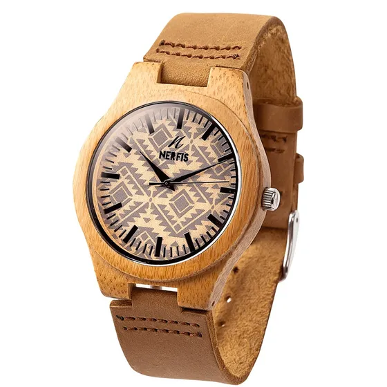Reloj Nerfis De Madera Design