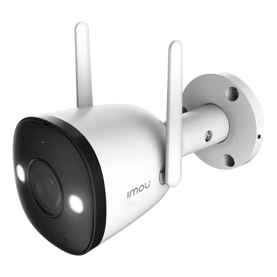 Camara Seguridad Ip Wifi Imou Full Color 4mp F42fp Audio Ex Color Blanco