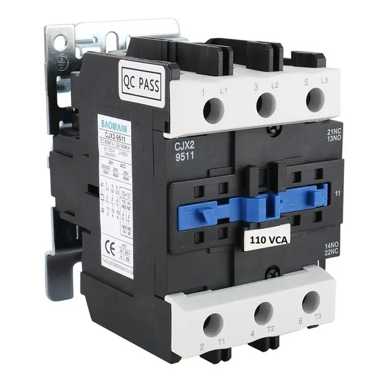 Contactor Trifásico 95 Amper Bobina 110 Vca Contacto No + Nc