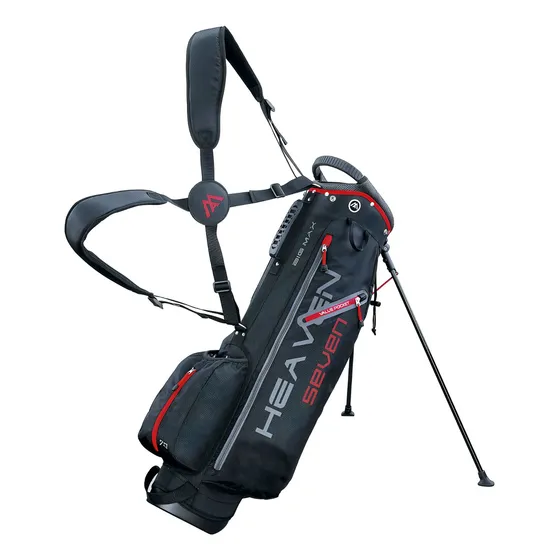 Bolsa Big Max Stand Heaven Seven Ultraliviana Color Negro/rojo