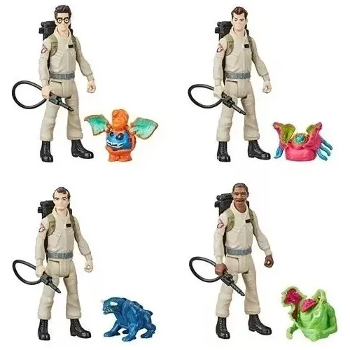 Coleção 4 Bonecos Os Caça Fantasmas Ghostbusters 1984 Hasbro