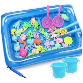 Juguete De Juego De Pesca Piscina Para Niños Pequeños 42pz Juguete De Juego De Pesca Piscina Para Niños Pequeños 42pz