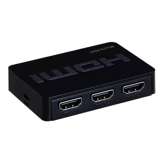 Switch Hdmi 3 Portas 3 Em 1 Wi290 Preto - Multilaser