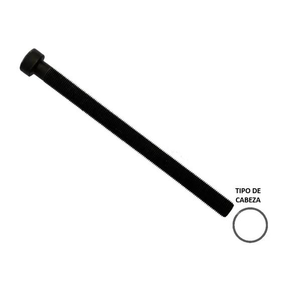 Tornillo Centro Muelle Pavonado C/corta 3/8'' X 6'' (50pzs)