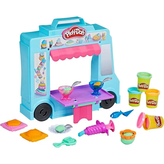Play-doh Kitchen Creations Ice Cream Truck Toy Playset Para 