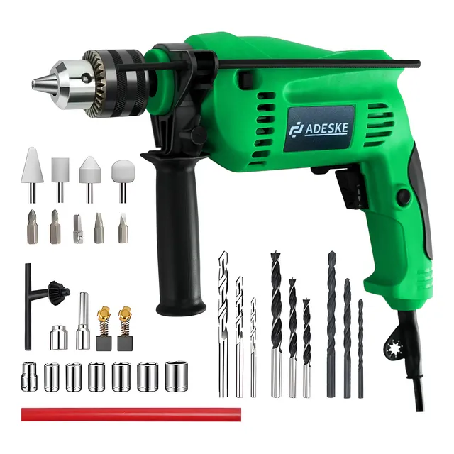 Impacto Taladro Destornillador Electrico Atornillador Llave Adeske Zct66 Cor Verde
