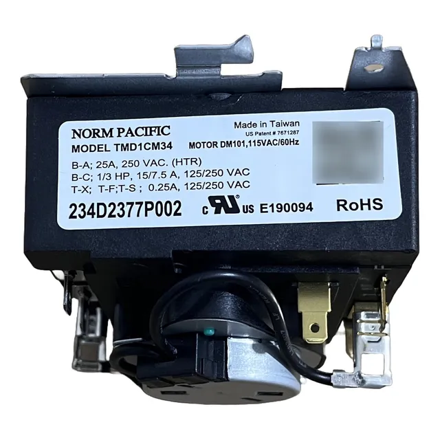 Timer Tmd1cm034 De Secadora Ge Mabe Easy 234d2377p002