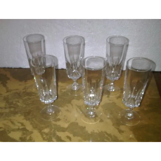 Juegos De 6 Copas De Cristal Para Champaña, Vinos, Etc.