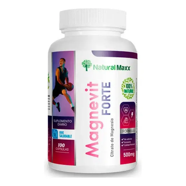 Citrato De Magnesio Magnesium Citrate 100 Capsulas Oferta+++