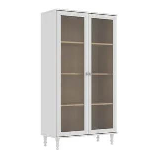 Cristaleira Est. Para Livros DitĂĄlia 2pt Vd E-957 Cozy Cor Branco Cristaleira Est. Para Livros DitĂĄlia 2pt Vd E-957 Cozy Cor Branco
