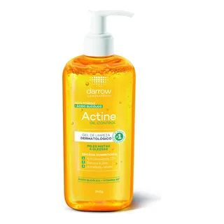 Gel De Limpeza Facial Actine Oil Control Antioleosidade Com Ăcido GlicĂłlico E Vitamina B5 240g Darrow Gel De Limpeza Facial Actine Oil Control Antioleosidade Com Ăcido GlicĂłlico E Vitamina B5 240g Darrow