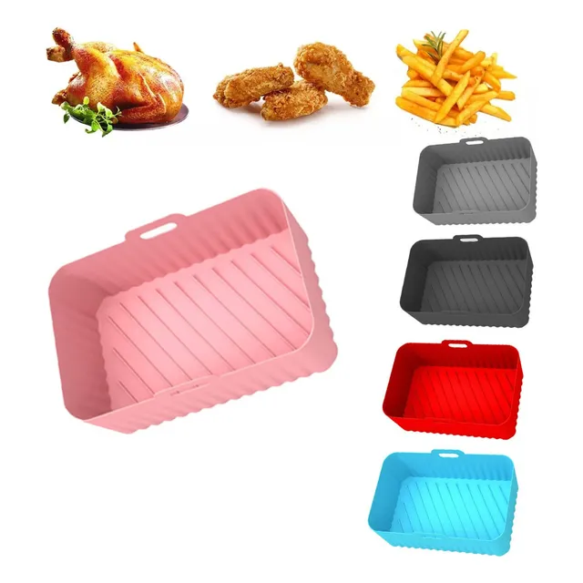 Fritadeira Dupla De Silicone Para Ninja Foodi, Pacote Com 1