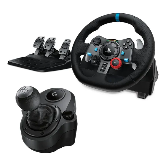 Bundle Logitech G Volante G29 Ps Y Pc Con Palanca De Cambios Color Negro
