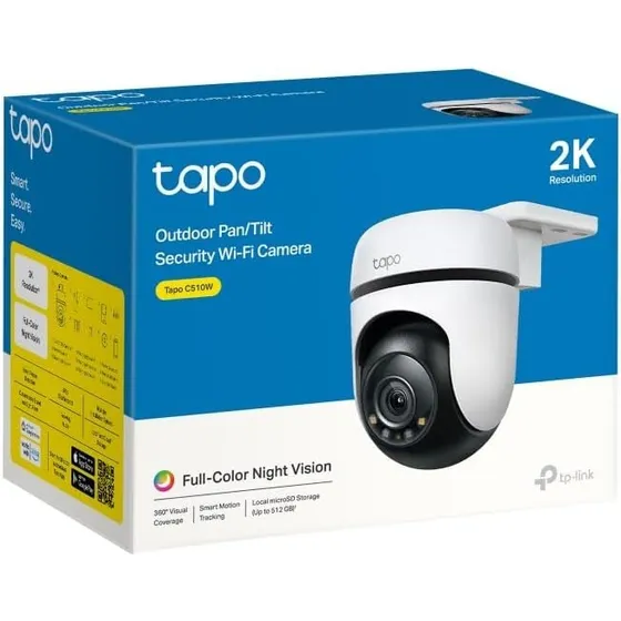 Camara Seguridad Wifi Tplink Tapo C510w 2k Exter Color Noche