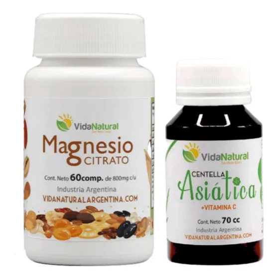 Magnesio Citrato + Centella Asiática + Vitamina C  Varices