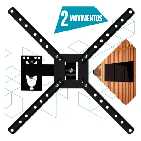 Suporte Tv Articulado 10 Até 60 Polegadas Led Lcd Plasma Inclinável