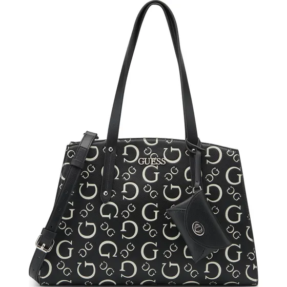 Bolsa Satchel Para Mujer Logo Estampado Factory Guess