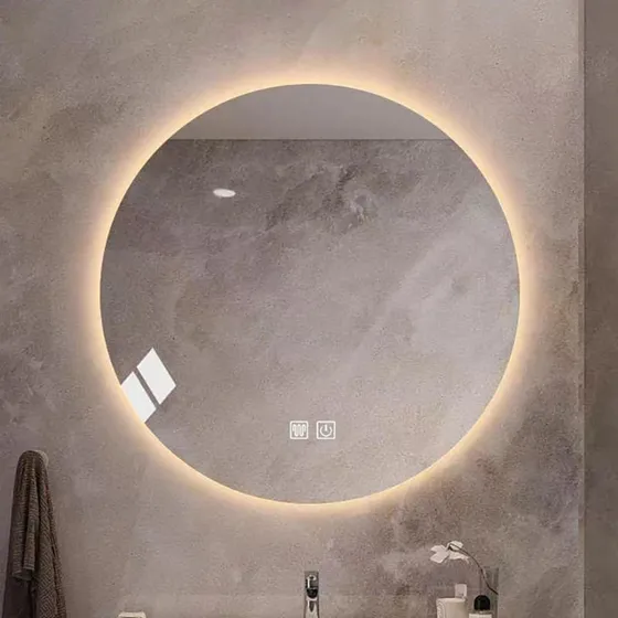 Espejo Redondo Retroiluminado Para Maquillaje Led Pared 3 :