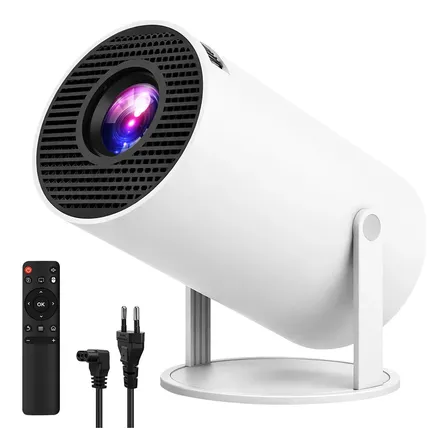 Proyector Portátil Mini Hy300pro Ultra Hd 4k Wifi Bluetooth Blanco