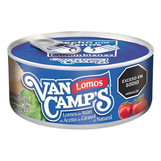 Atun Van Camps A. Girasol 160 G - g a $59