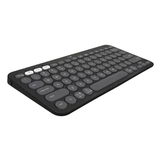 Teclado Sem Fio Logitech Pebble Keys 2 K380s - Grafite Teclado Sem Fio Logitech Pebble Keys 2 K380s - Grafite