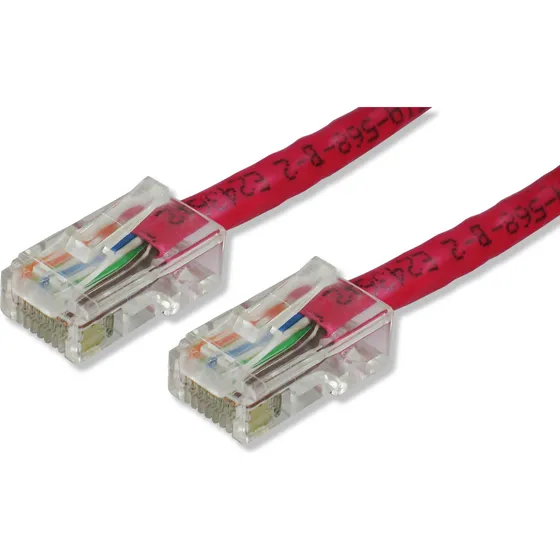 Lynn Electronics Cat6 03-rd Cable Conexion 3 Pie Bota Rojo